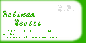 melinda mesits business card